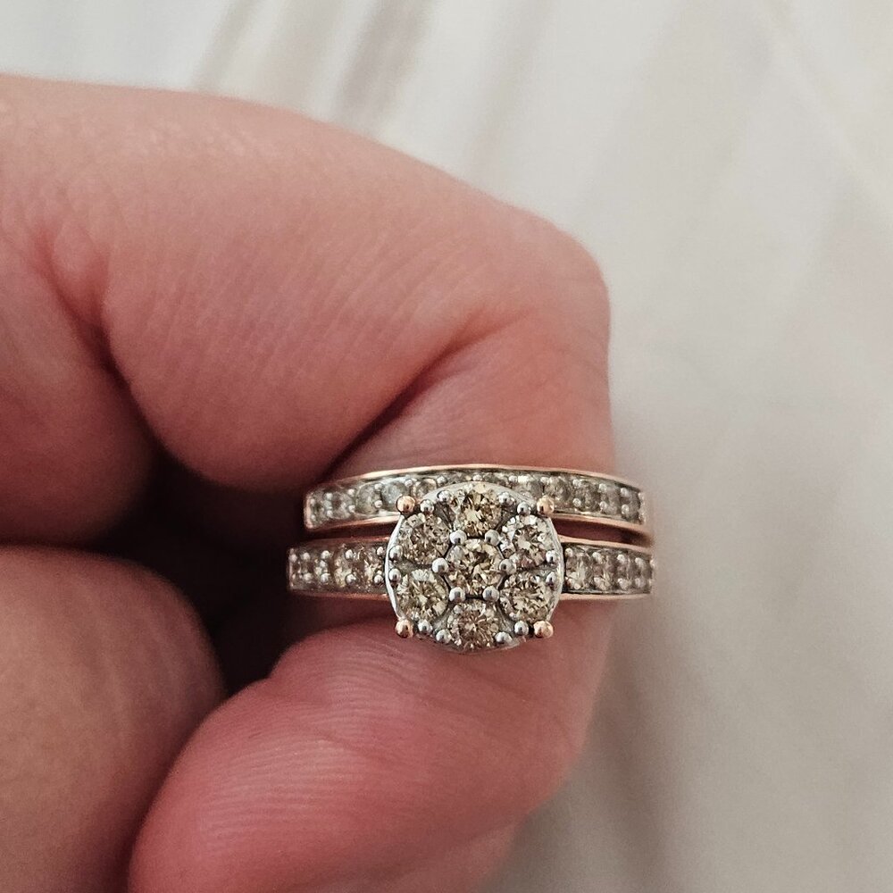 10k rose gold ring